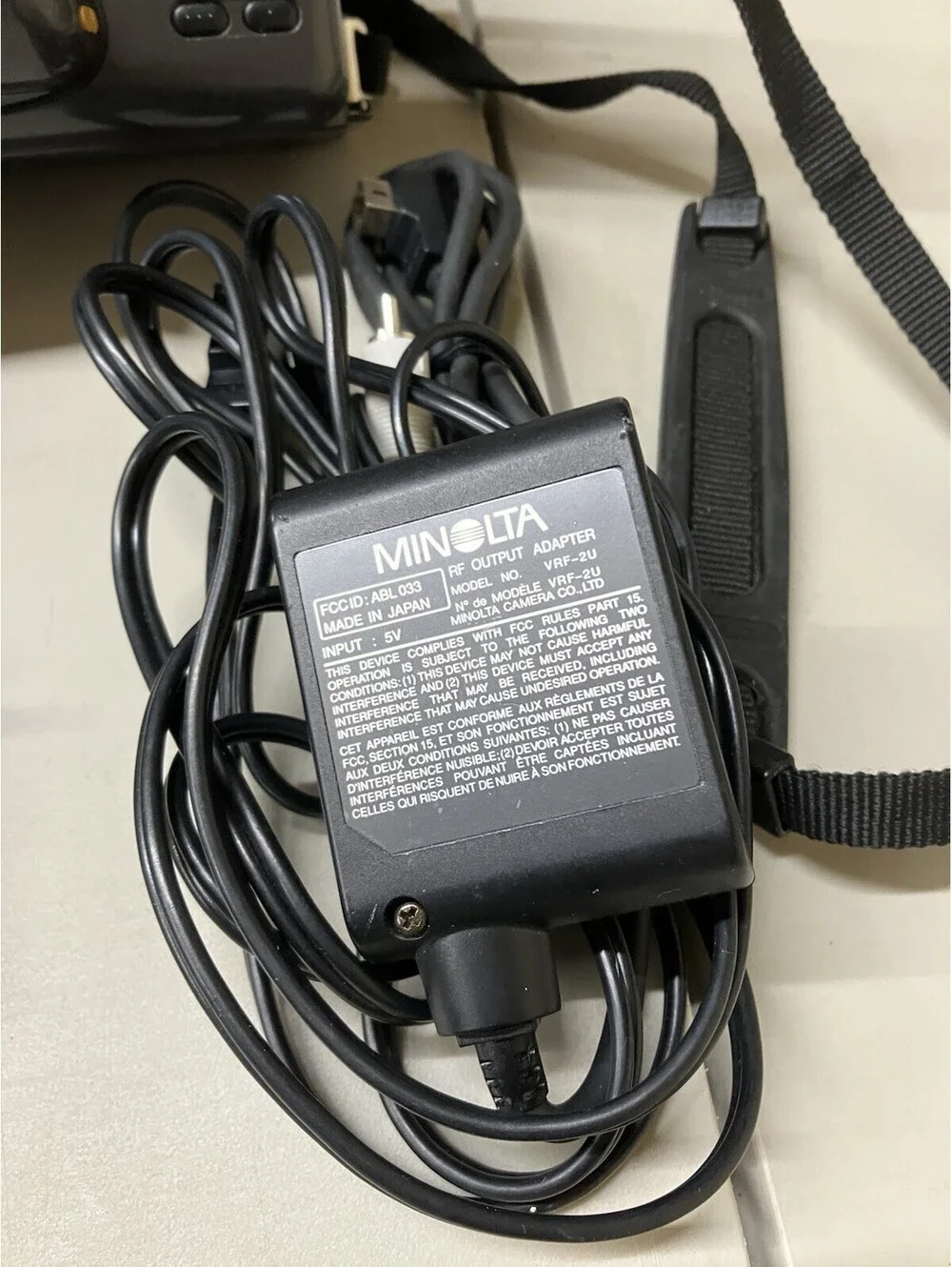 Minolta Master 8-418 Video Camcorder With Bag, Batteries, & Cords Parts & Repair